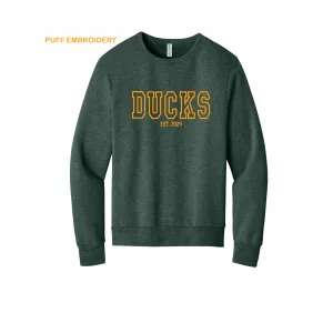 BELLA CANVAS® Unisex Sponge Fleece Classic Crewneck Sweatshirt- DUCKS