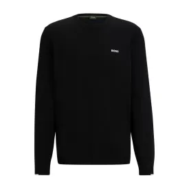 BOSS Logo Print Ever Black Sweatshirt