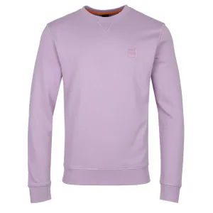 BOSS Westart Sweat Top in Lilac