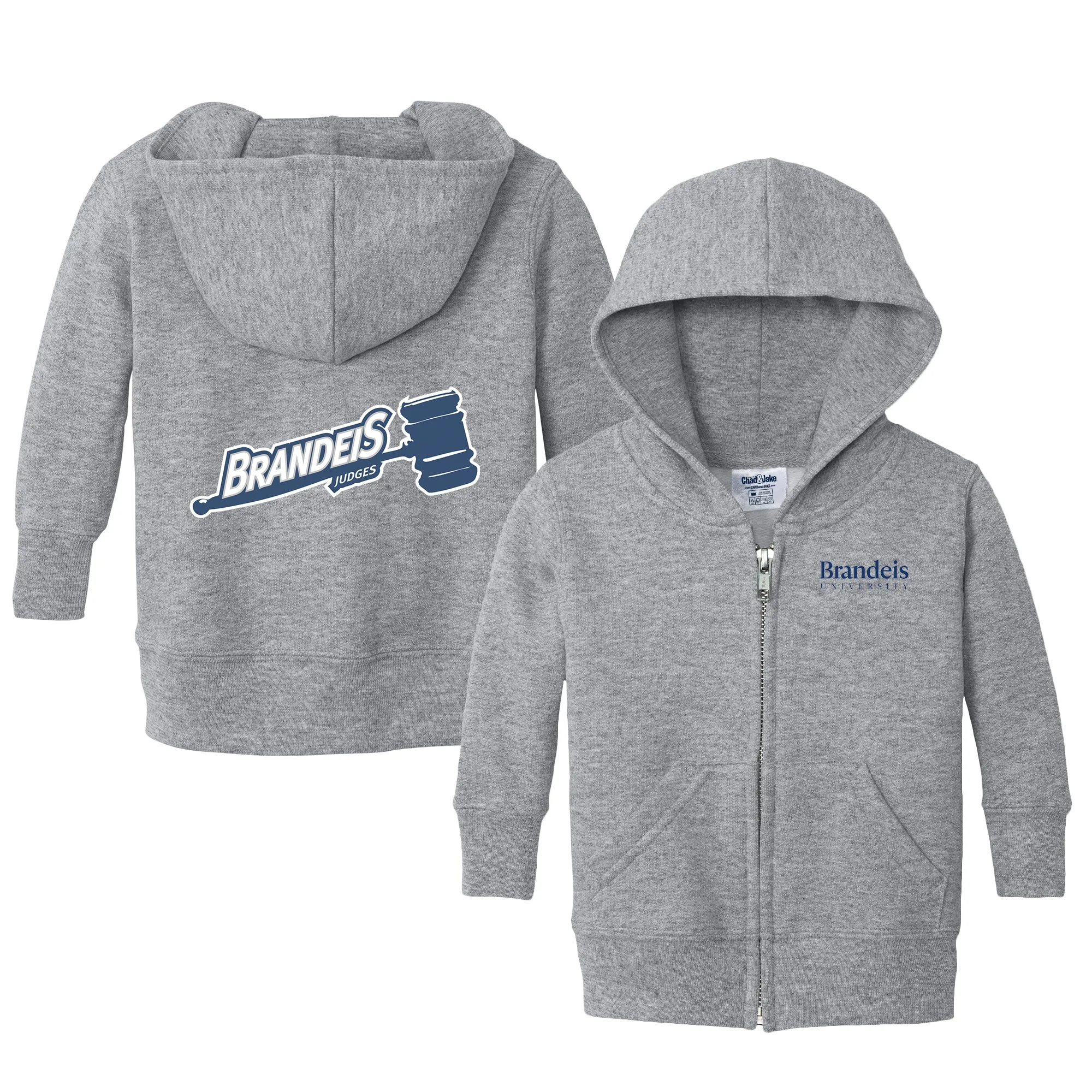 Brandeis Judges Logo Infant Full-Zip Sweatshirt