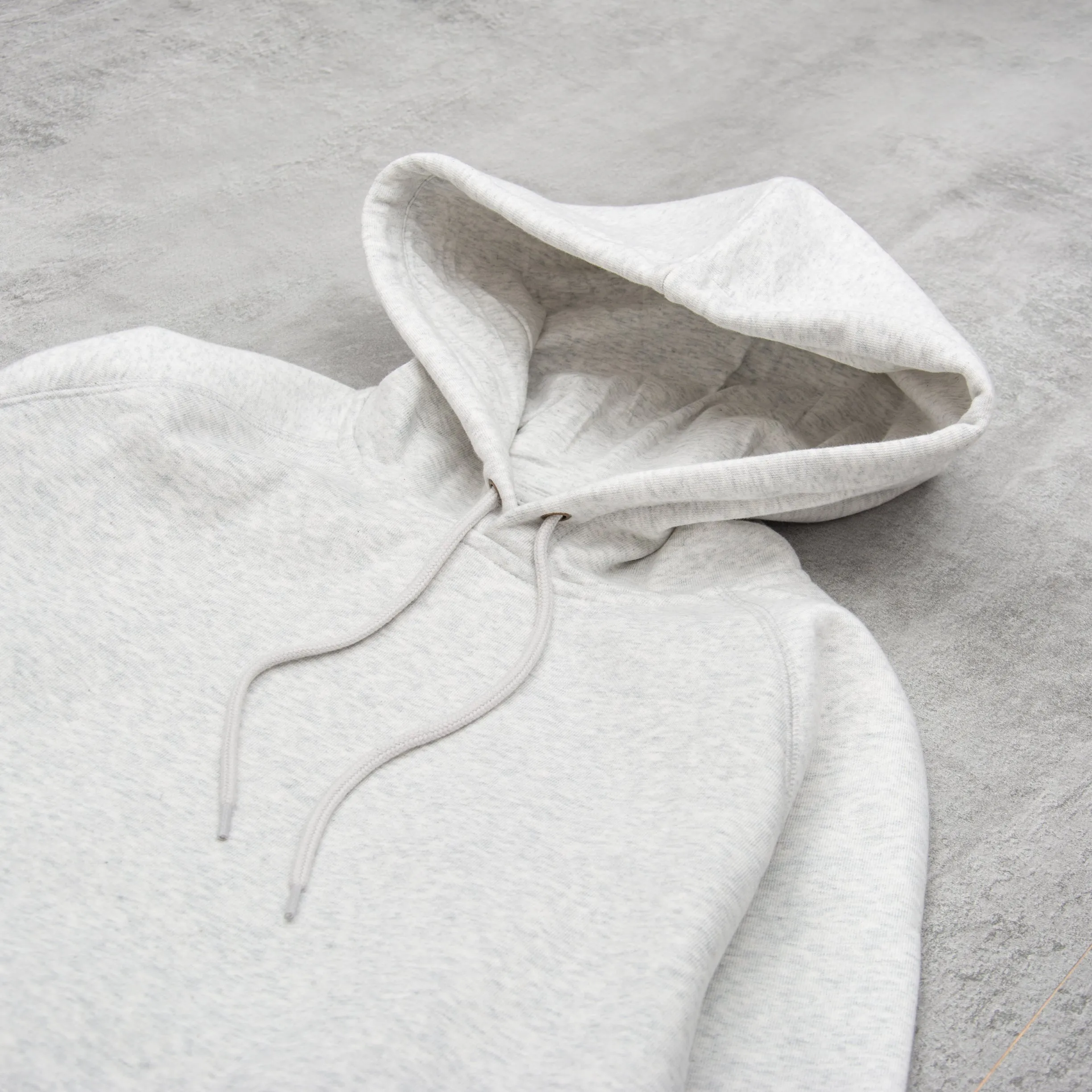 Carhartt WIP Hooded Chase Sweatshirt - Ash Heather / Gold