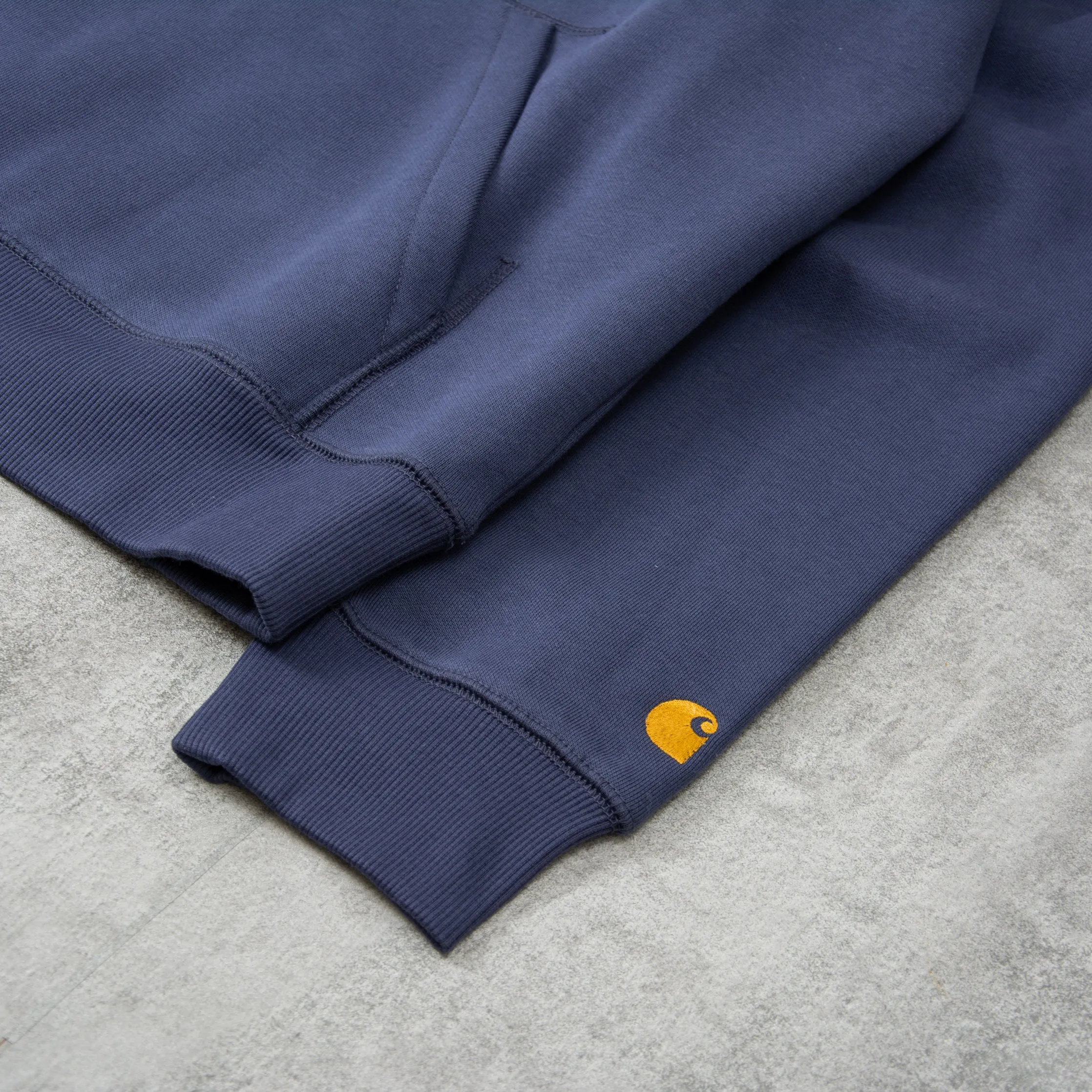 Carhartt WIP Hooded Chase Sweatshirt - Blue