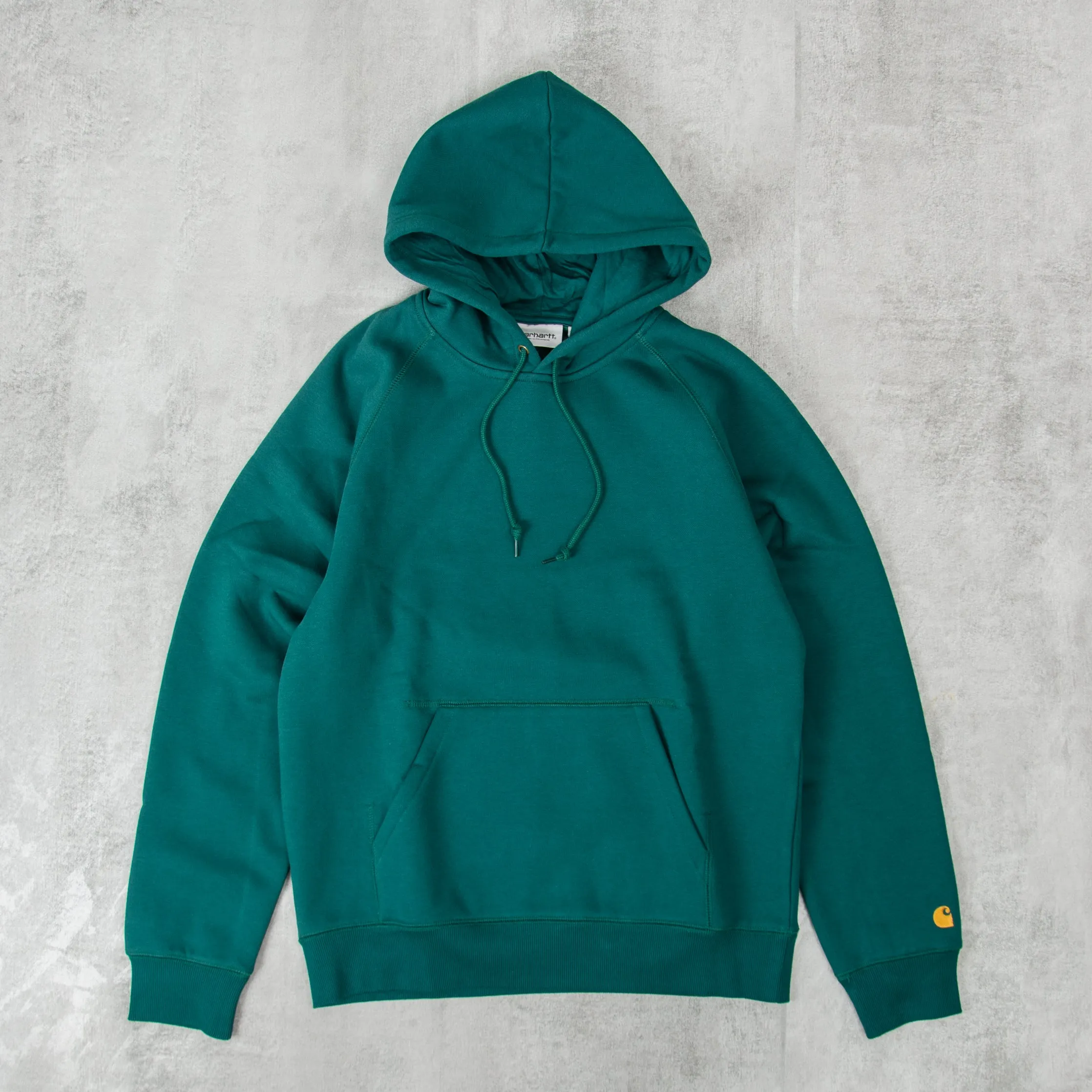 Carhartt WIP Hooded Chase Sweatshirt - Chervil