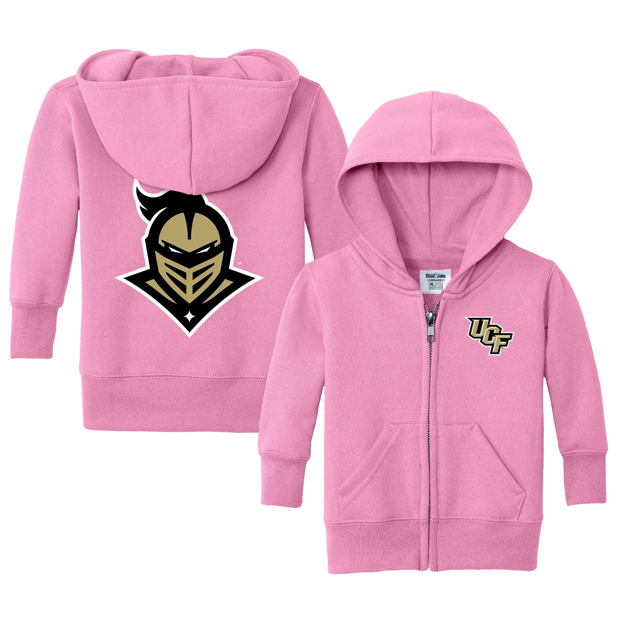 Central Florida Golden Knights Logo Infant Full-Zip Sweatshirt