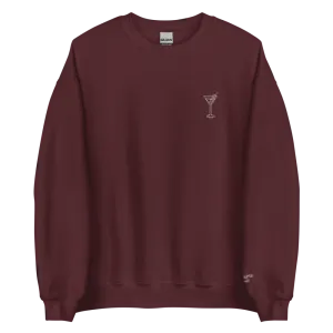 Concepts Reno "We Love It Dirty"  Martini Sweatshirt- Wine