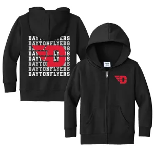 Dayton Flyers Retro Toddler Full-Zip Sweatshirt