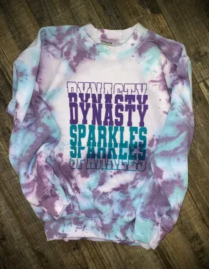 Dynasty/Sparkles Team Dyed Sweatshirt (youth & adult)