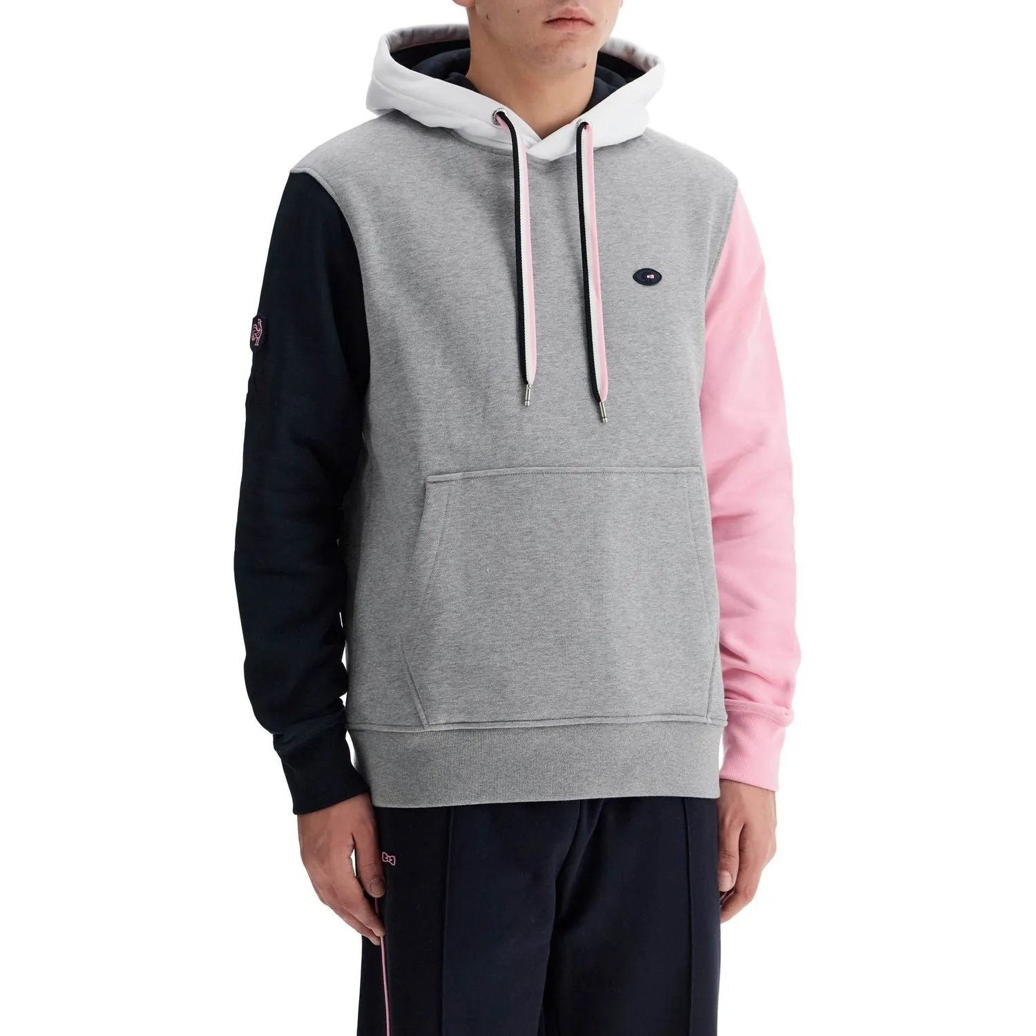 EDEN PARK hooded color block sweatshirt