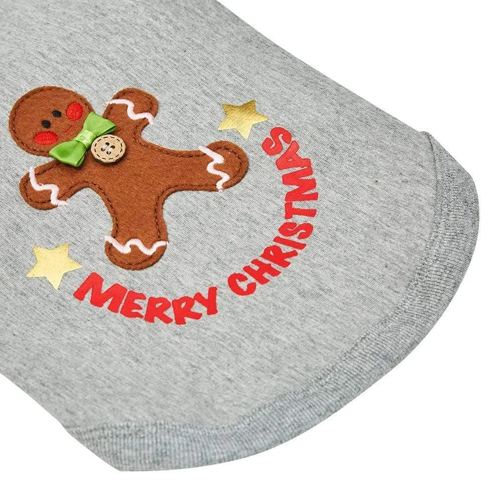 Festive Gingerbread Man Dog Sweatshirt