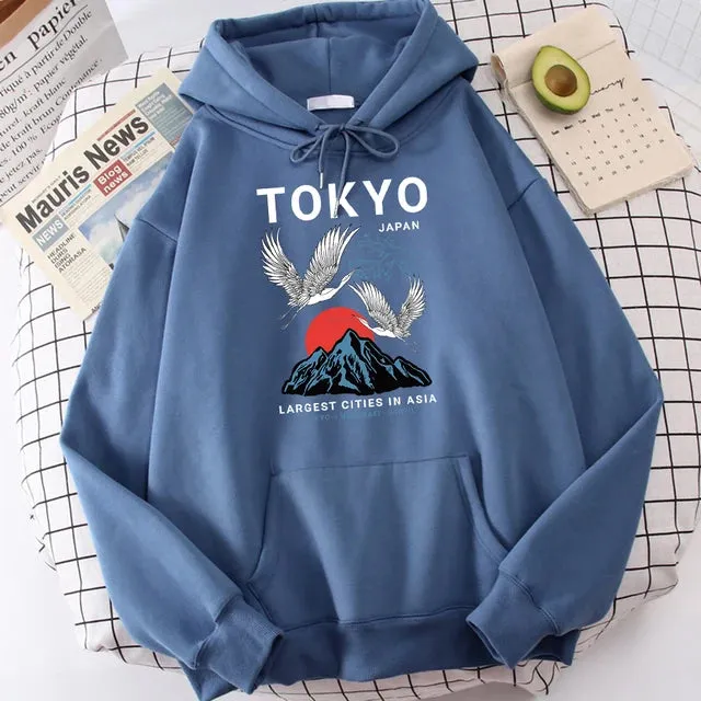 Harajuku Hooded Sweatshirt Tokyo (14 Colors)