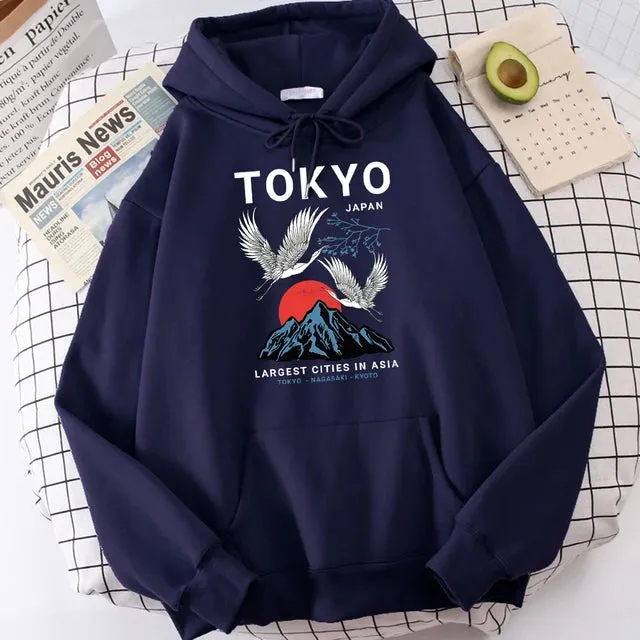 Harajuku Hooded Sweatshirt Tokyo (14 Colors)