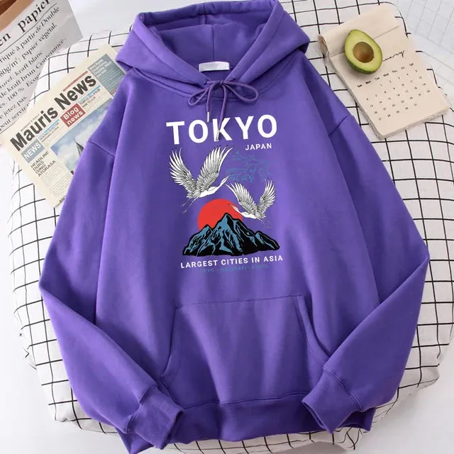 Harajuku Hooded Sweatshirt Tokyo (14 Colors)