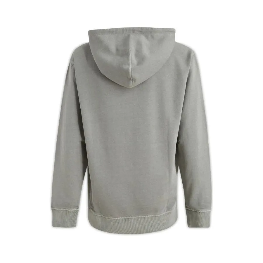 Hugo Boss Elegant Grey Cotton Hooded Sweatshirt