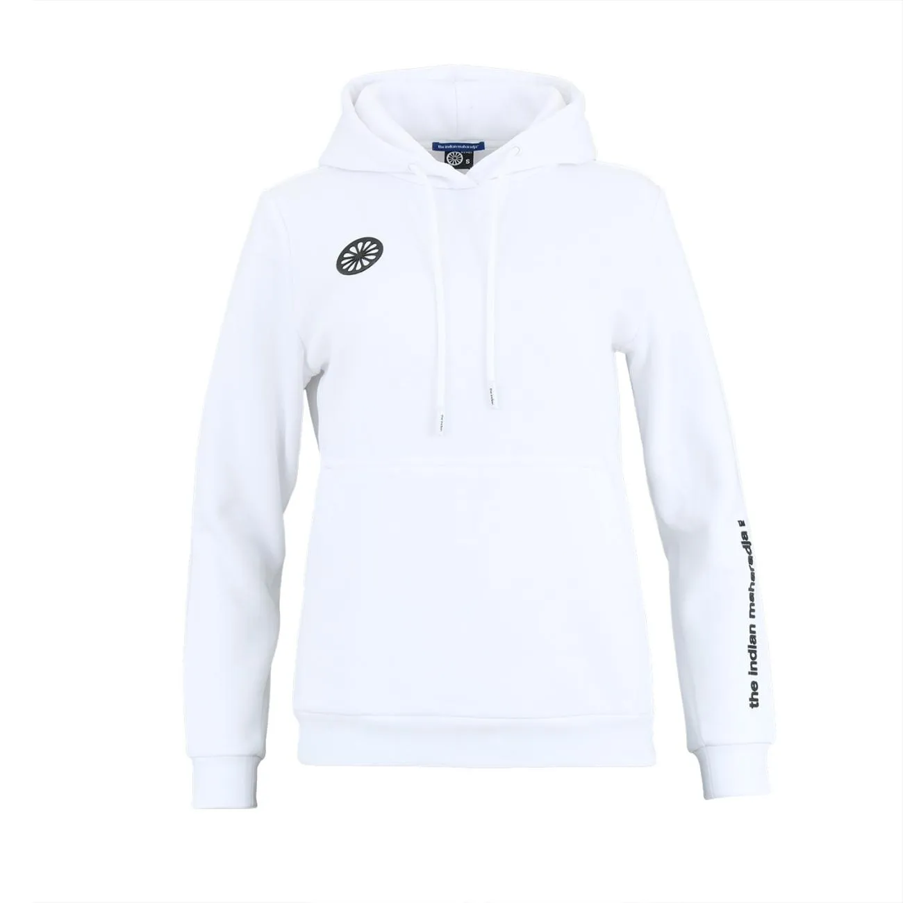 Indian Maharadja Kota Logo Hoodie Sweatshirt in White