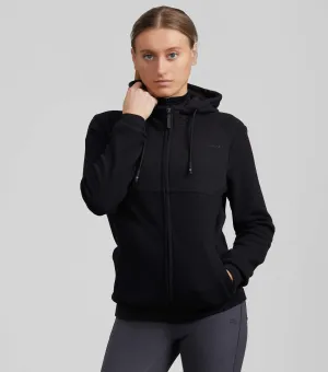 Legato Hooded Full-Zip Sweatshirt Phantom Black