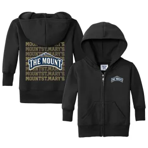 Mount St. Mary's Mountaineers Retro Infant Full-Zip Sweatshirt