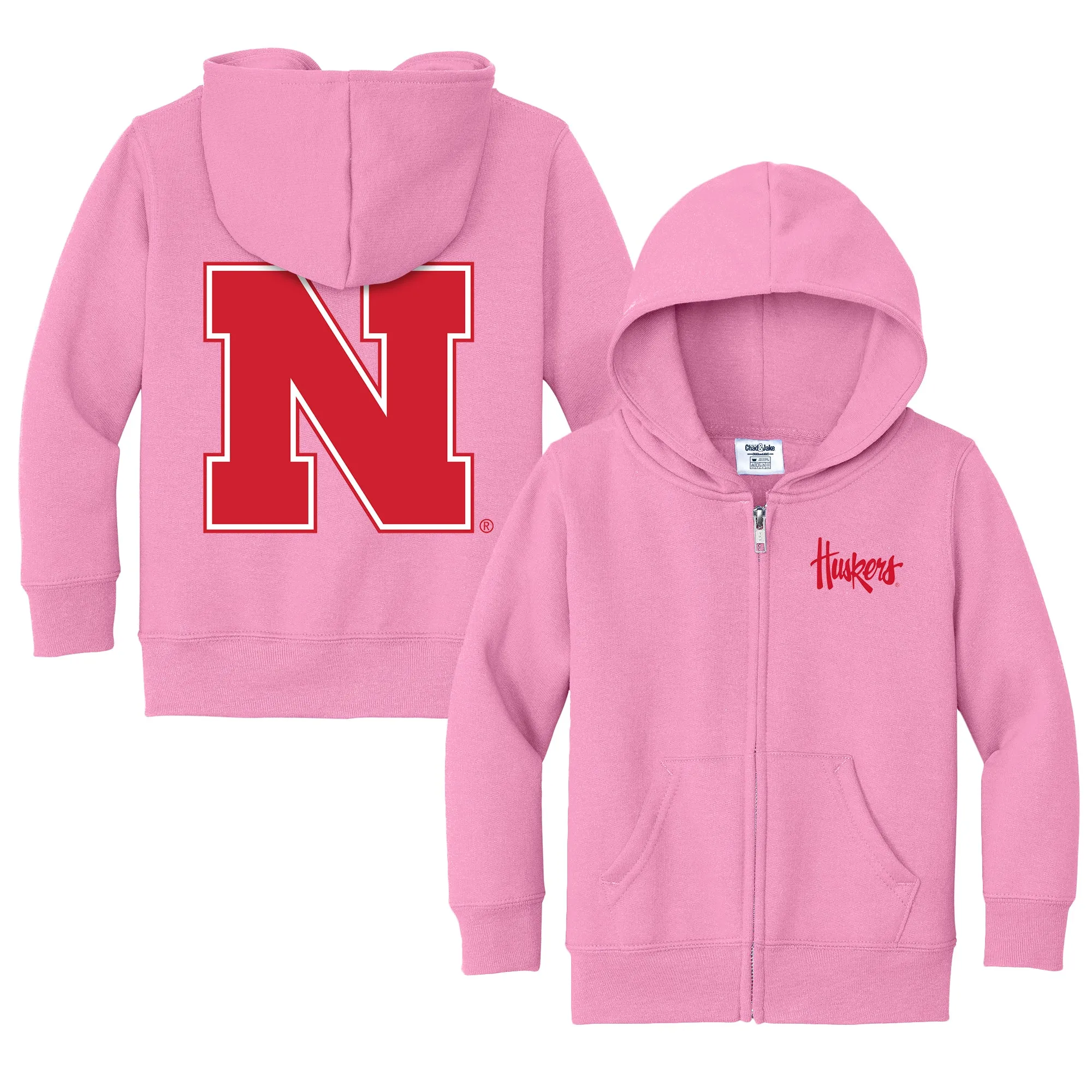 Nebraska Cornhuskers Logo Toddler Full-Zip Sweatshirt