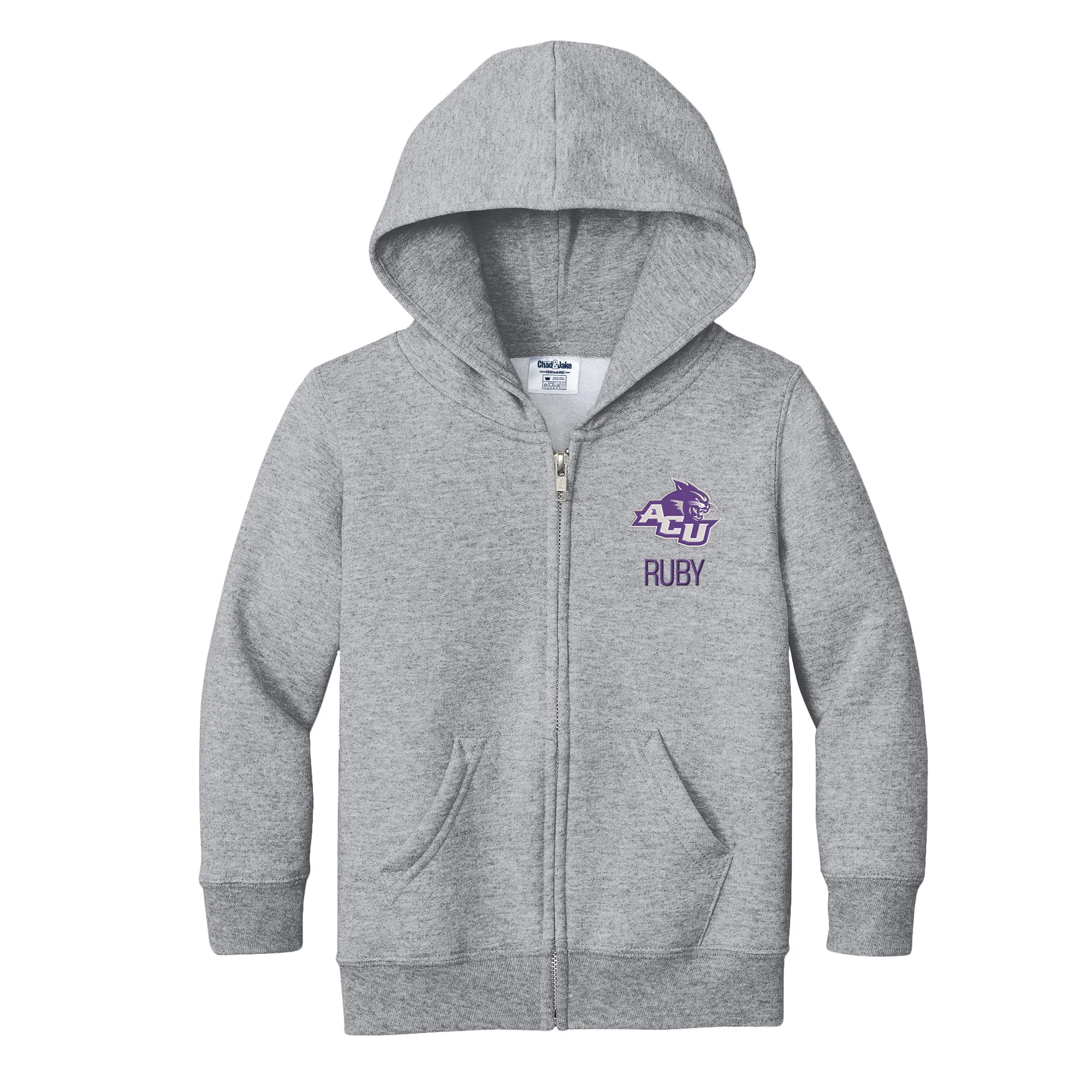 Personalized Abilene Christian University Wildcats Toddler Full-Zip Sweatshirt