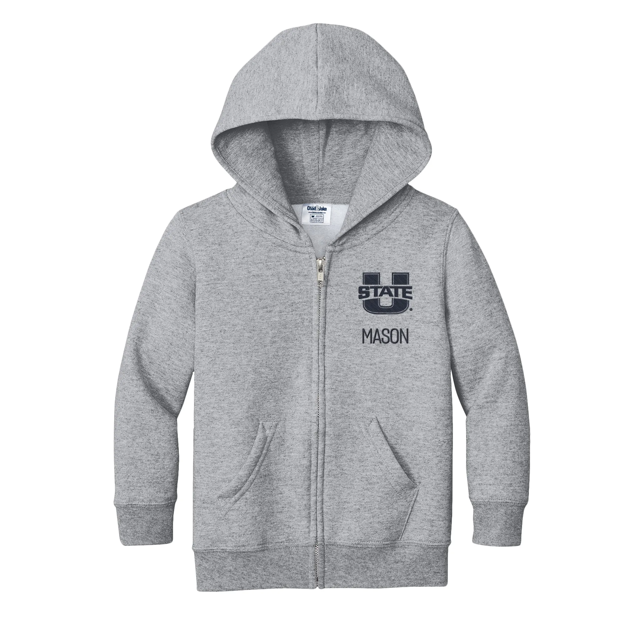 Personalized Utah State Aggies Toddler Full-Zip Sweatshirt