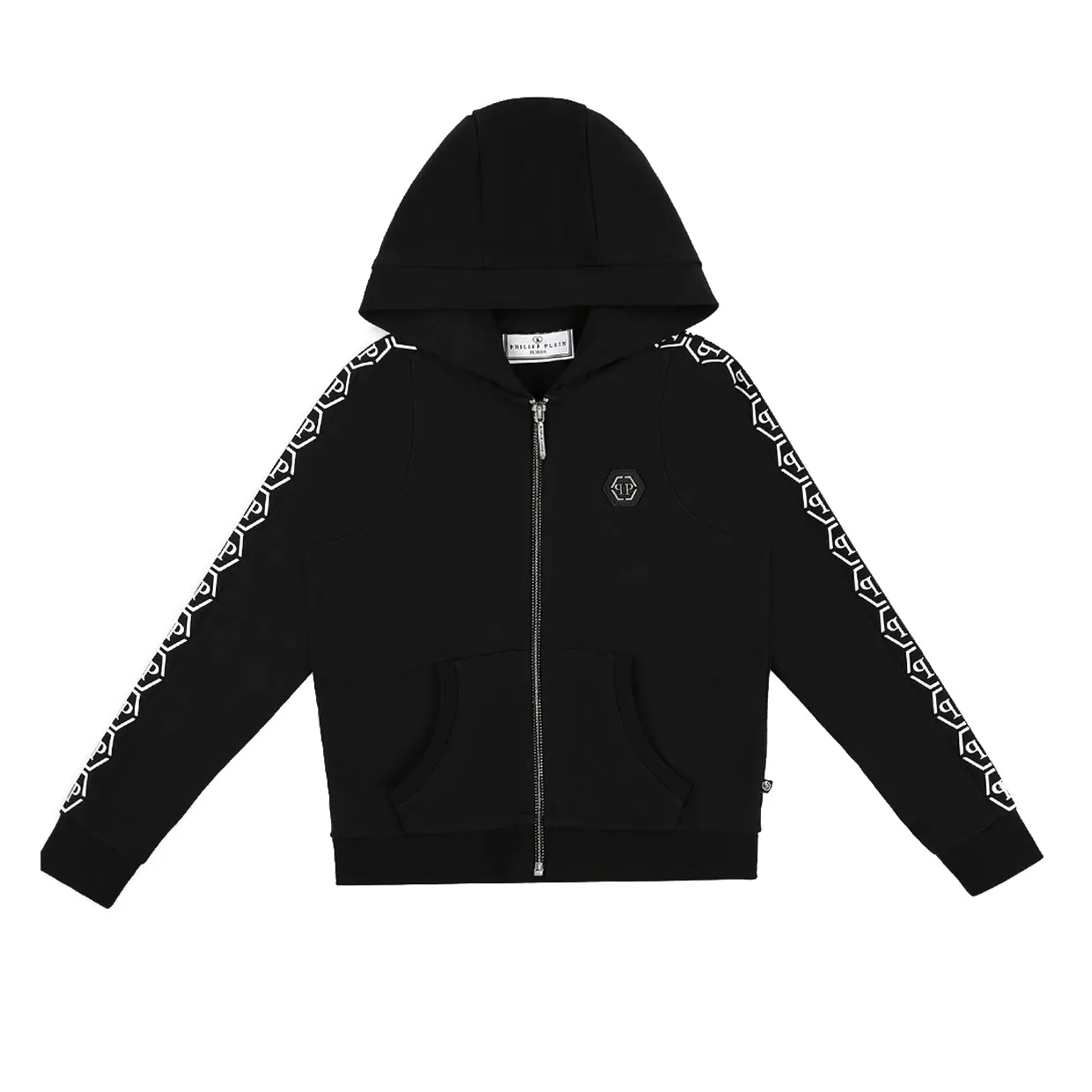 Philipp Plein Junior All-over PP Hooded Sweatshirt