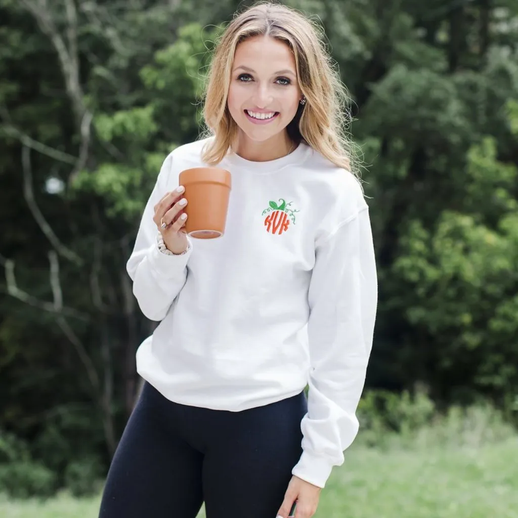 Pumpkin Crew Neck Gemma Sweatshirt