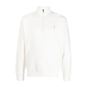 Ralph Lauren Embroidered Logo Half Zip Sweatshirt