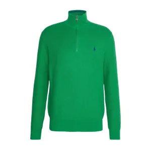 Ralph Lauren Green Half Zip Sweatshirt