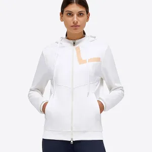 Rider's Gene Hooded Zip Sweatshirt - Cream