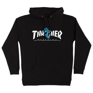 Santa Cruz x Thrasher Screaming Logo Hooded Heavyweight Sweatshirt