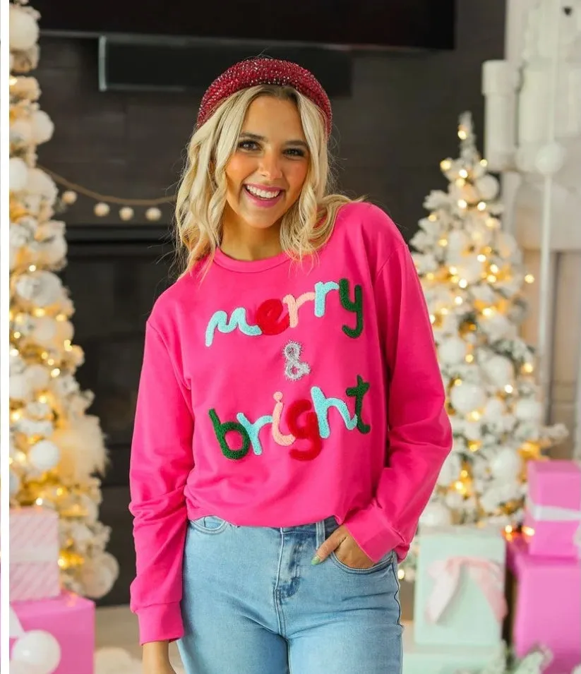 SG109 - MERRY & BRIGHT SWEATSHIRT