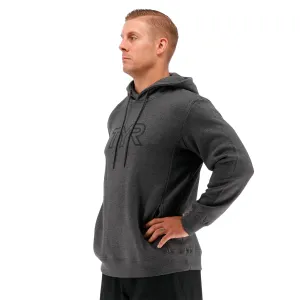 TYR Unisex Big Outline Logo Hoodie Charcoal Heather/Black