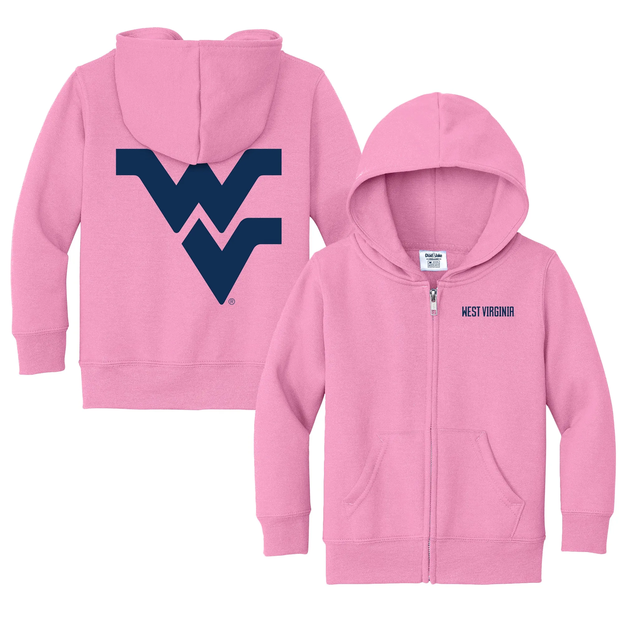 West Virginia Mountaineers Logo Toddler Full-Zip Sweatshirt