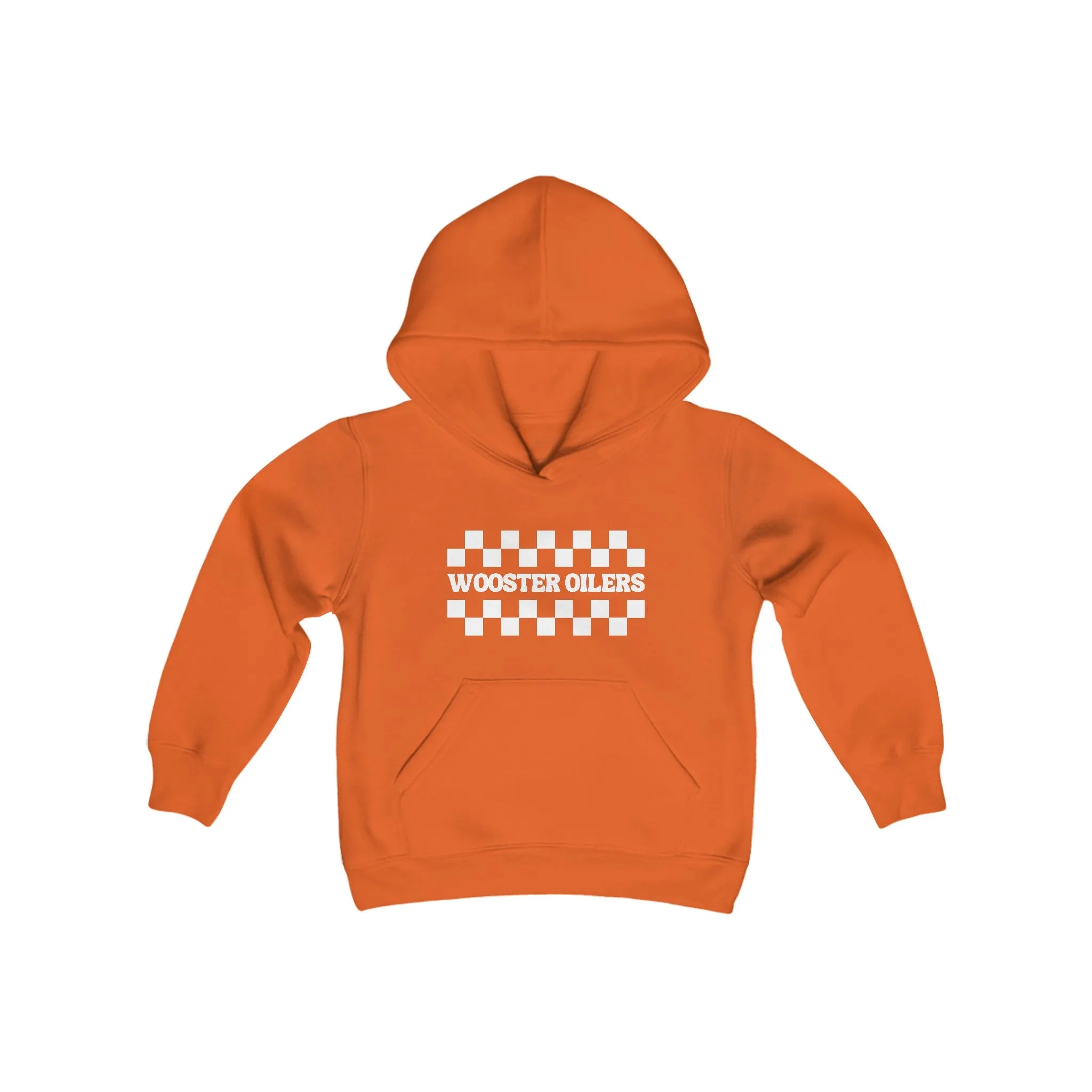 Youth Checkered Heavy Blend Hooded Sweatshirt